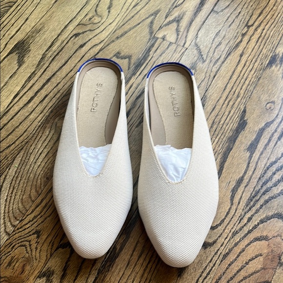 Rothy's Shoes - Rothy's Cream Women's Almond Demi Slip-On Shoes NWOB